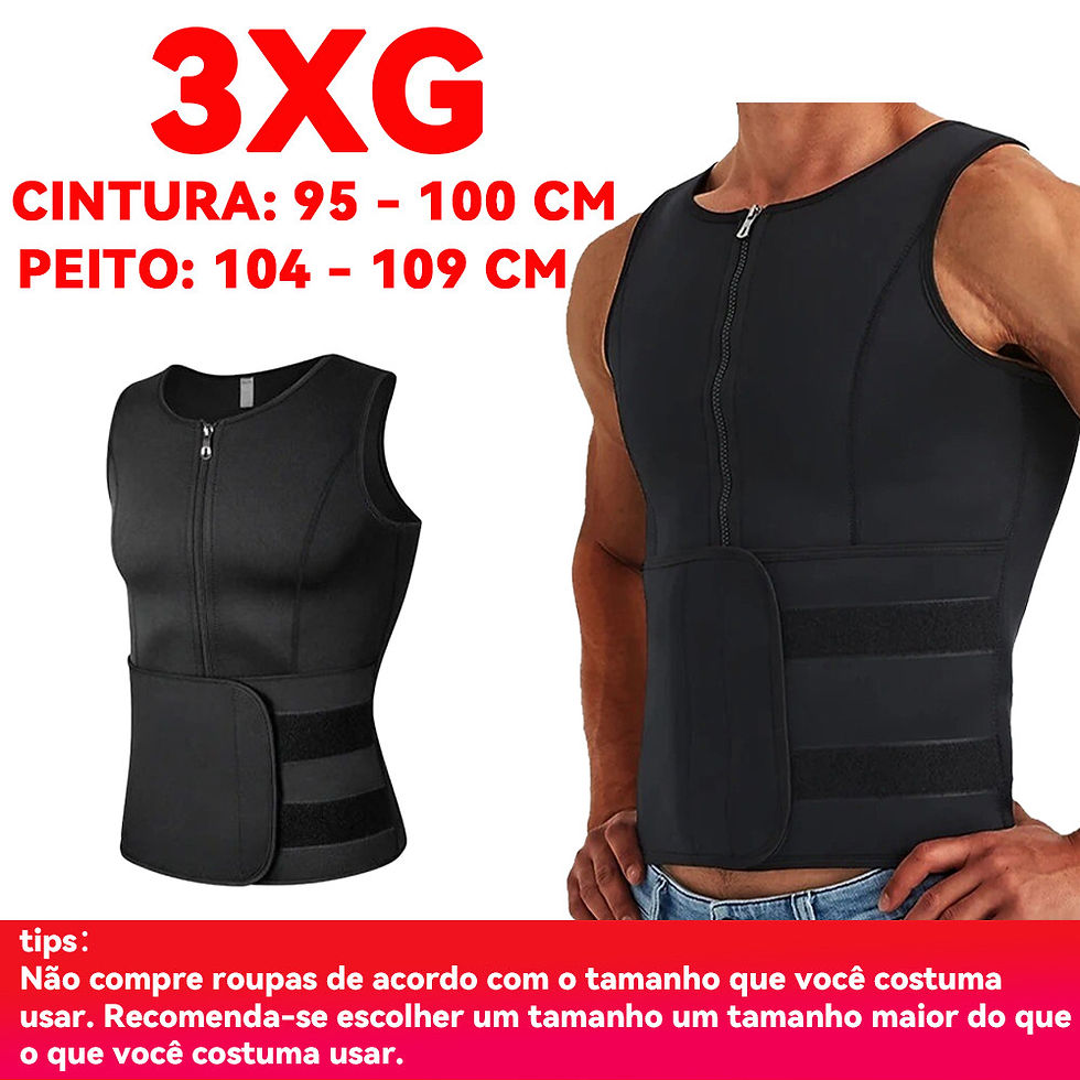 Miniatura: Colete Térmico Masculino VIGOR FIT | Compressão Ajustável