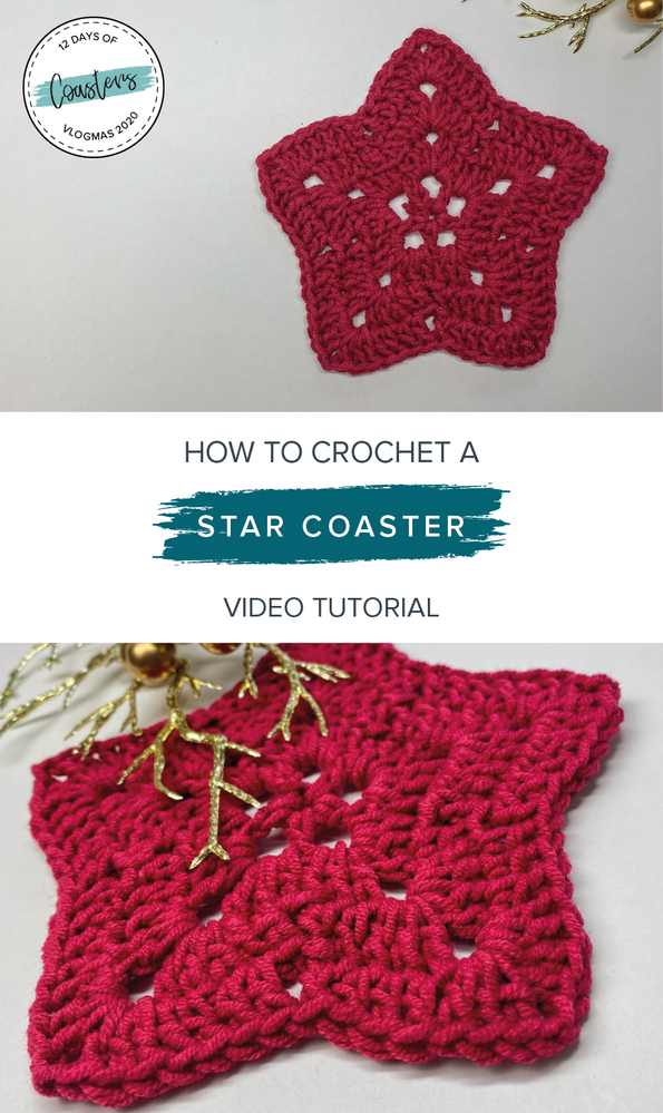 How to Crochet a Star Coaster