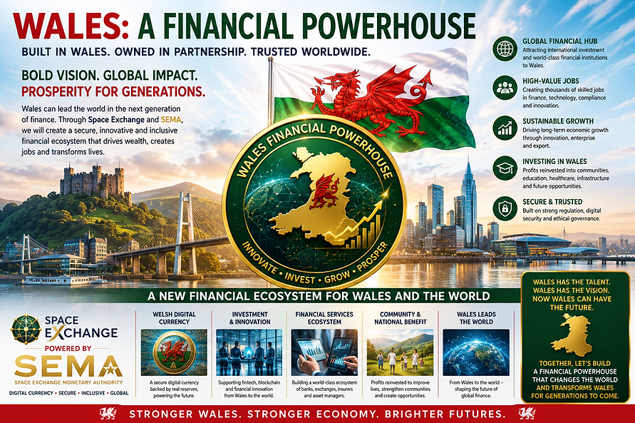 Wales a Financial Powerhouse by Space Exchange and SEMA