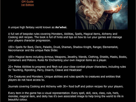 Awakenings Fantasy GM Guide