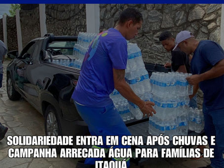 Solidariedade entra em cena após chuvas e campanha arrecada água para famílias de Itaquá