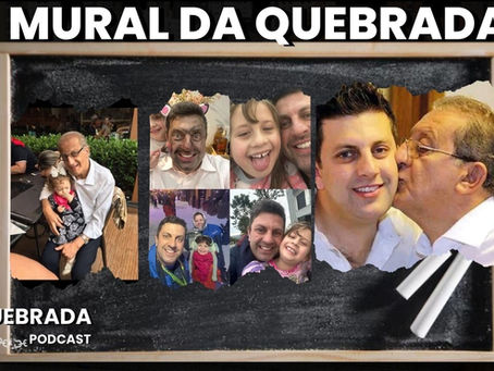 DR. RAFU SE EMOCIONA AO VER IMAGENS DA FAMÍLIA NO “MURAL DA QUEBRADA”