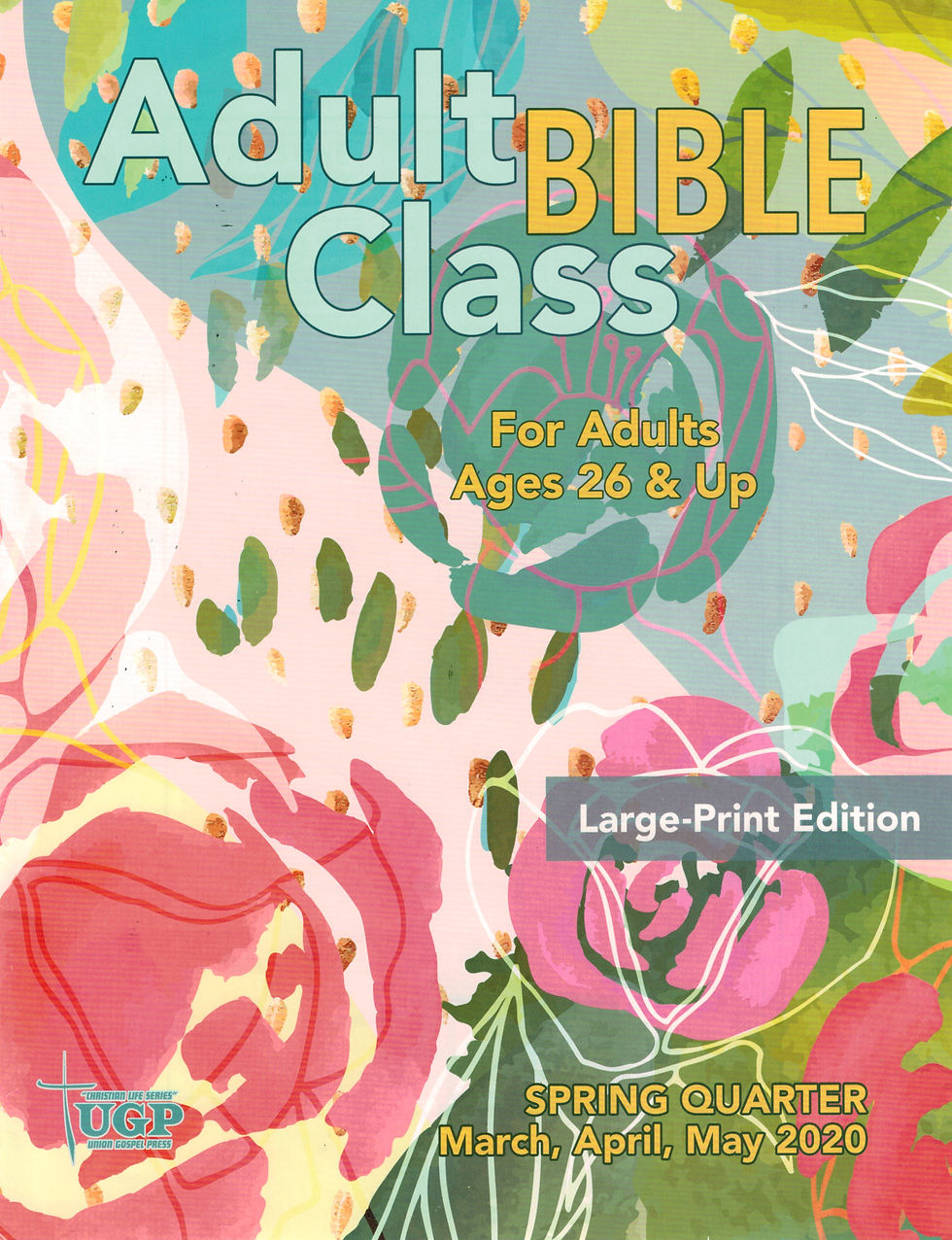 Sunday School Lessons on a Saturday Night