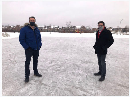 New outdoor rink in Royalwood Park