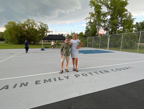 Basketball Court named in honour of Glenlawn's own Emily Potter