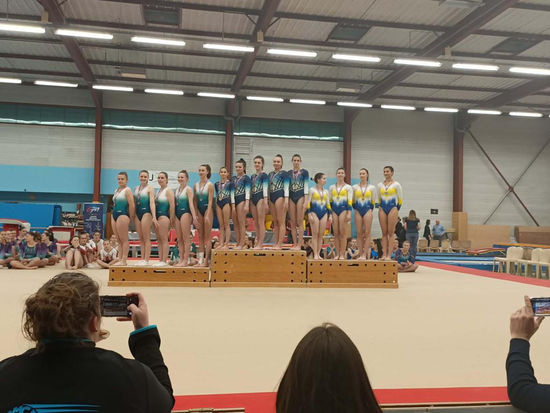 Une belle soirée gymnique pour nos filles !