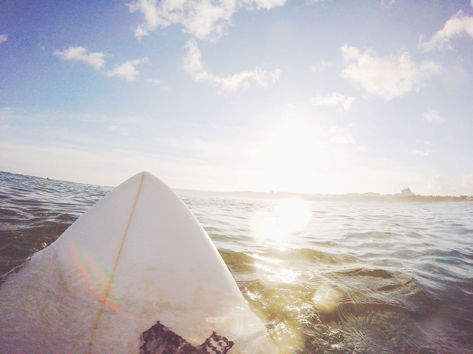 Surfboard On Water