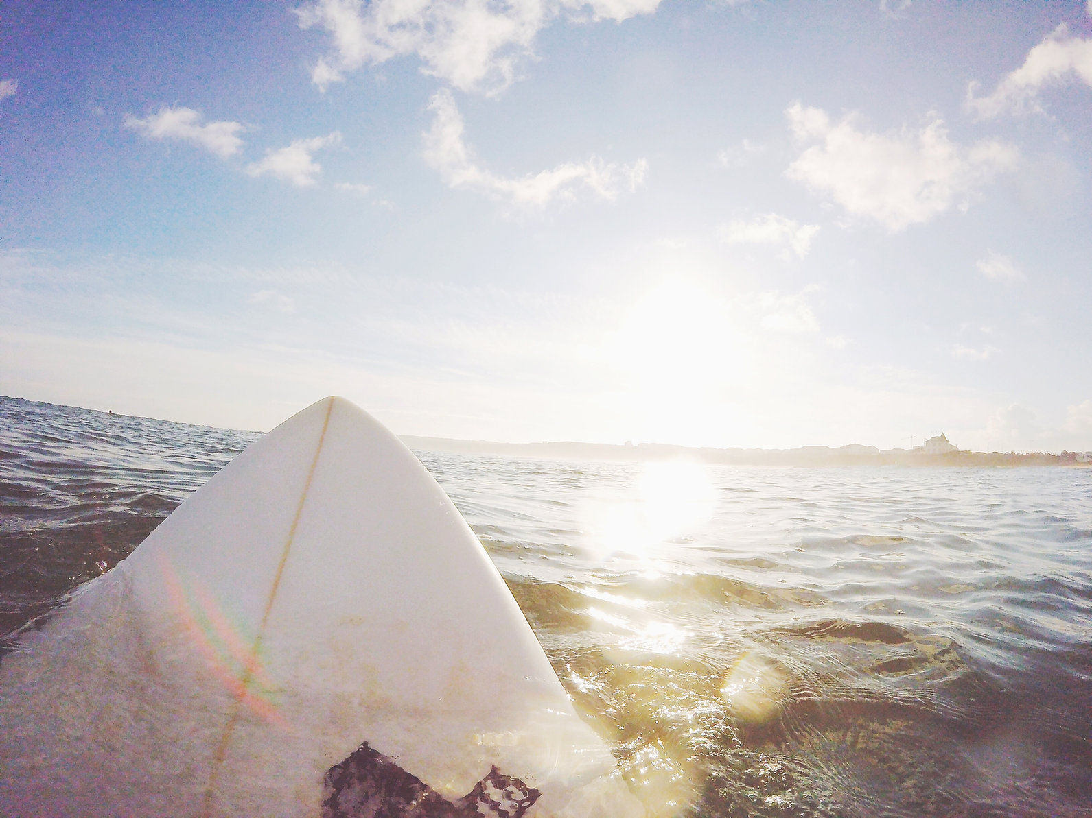 Surfboard On Water