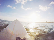 Surfboard On Water