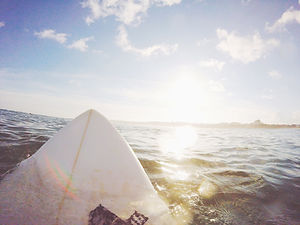 Surfboard On Water