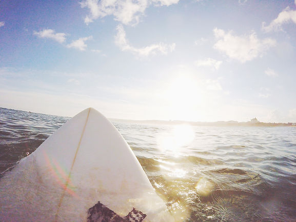 Surfboard On Water