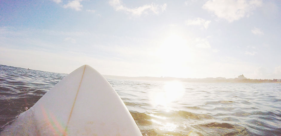 Surfboard On Water