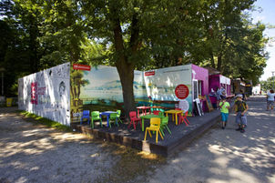 foliendruck für Rückwände strandbar