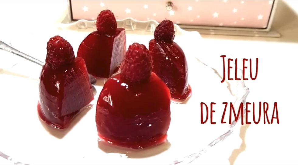Jeleu de zmeura pentru torturi si prajituri