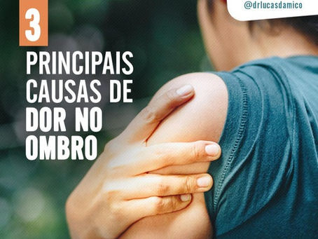 3 principais causas de dor no ombro