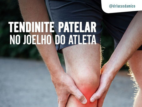 Tendinite patelar no joelho do atleta