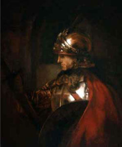 Rembrandt Un homme en armure