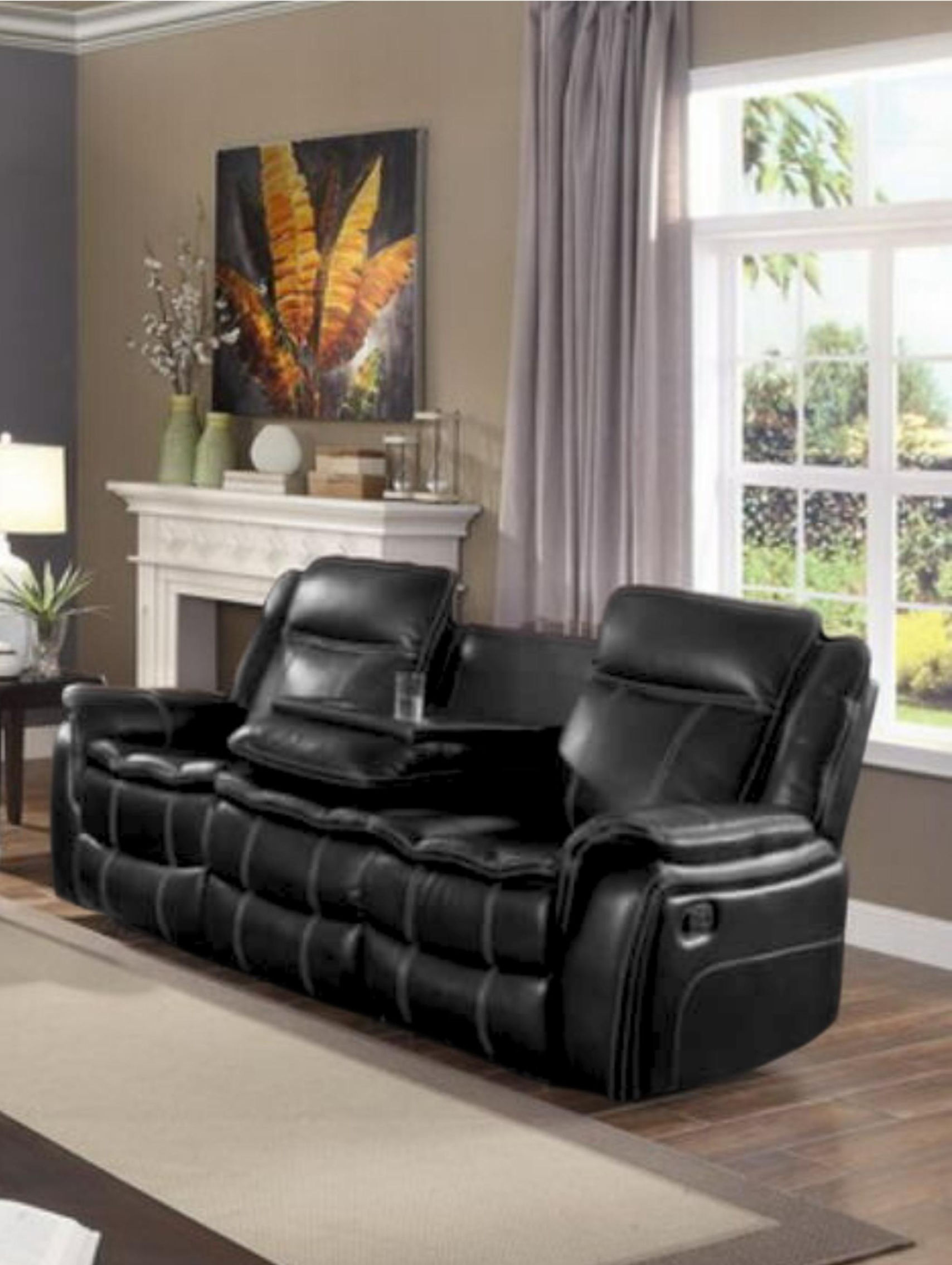Sofa Black 8228