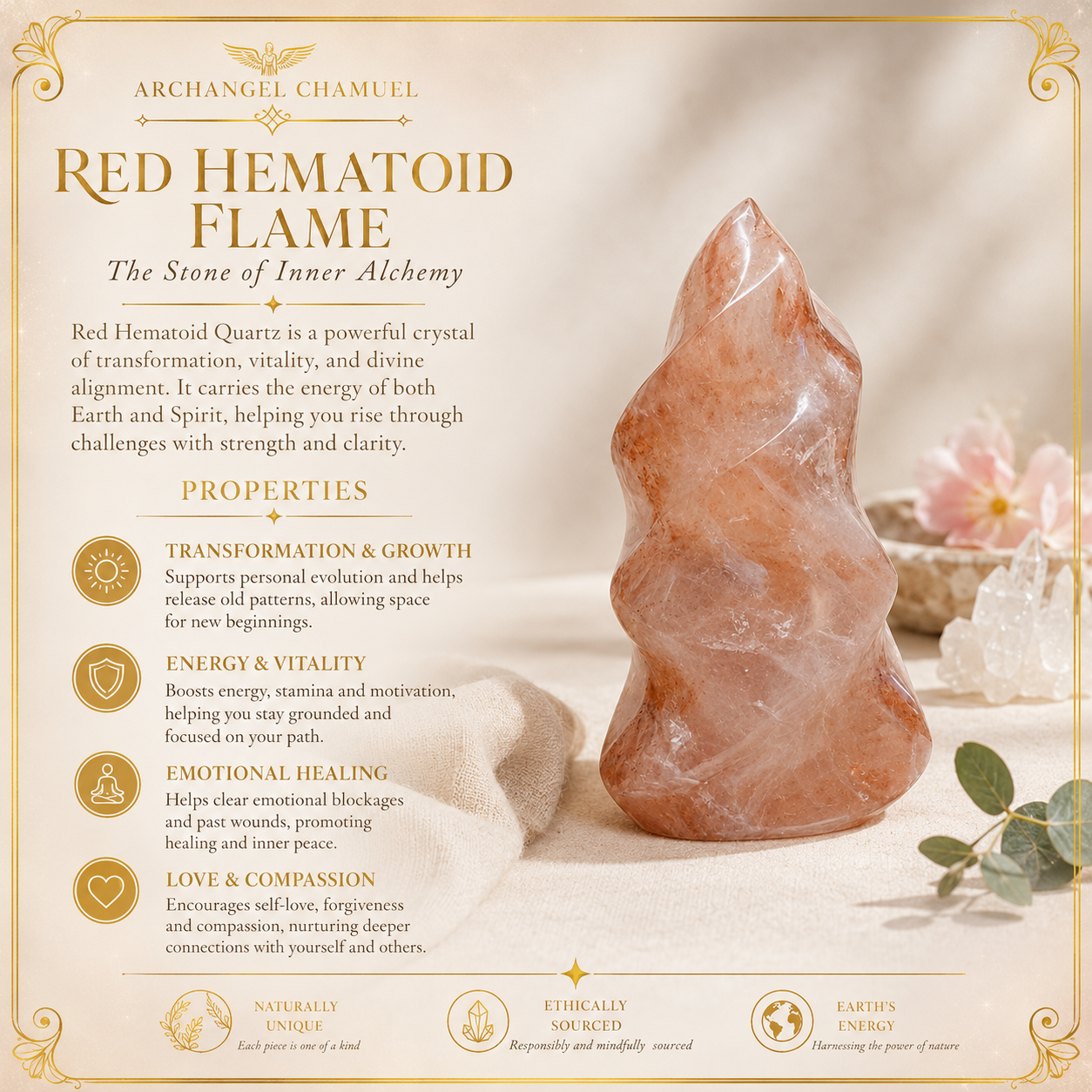 Red Hematoid Flame - MADAGASCAR