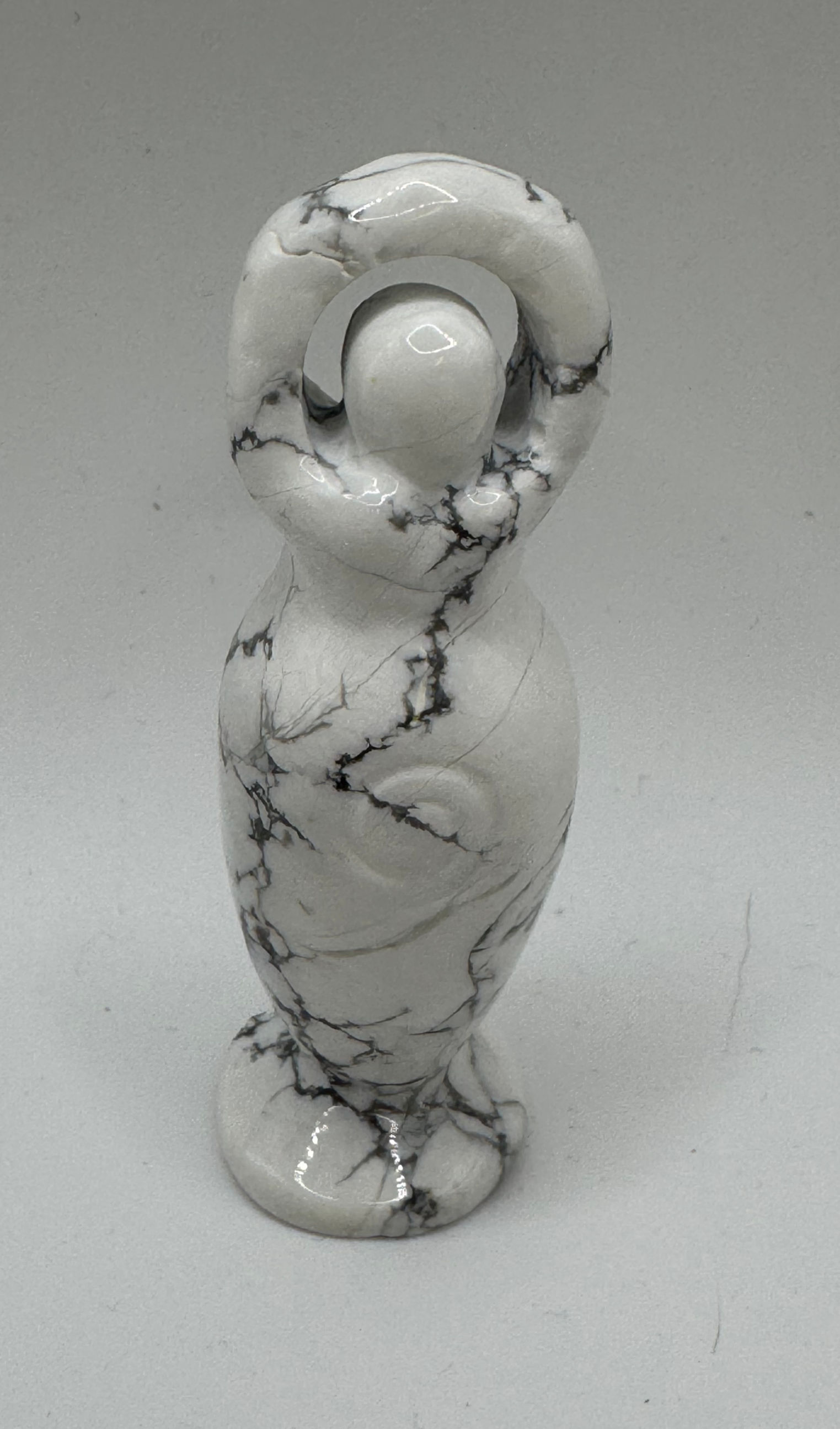 Howlite Gaia Goddess