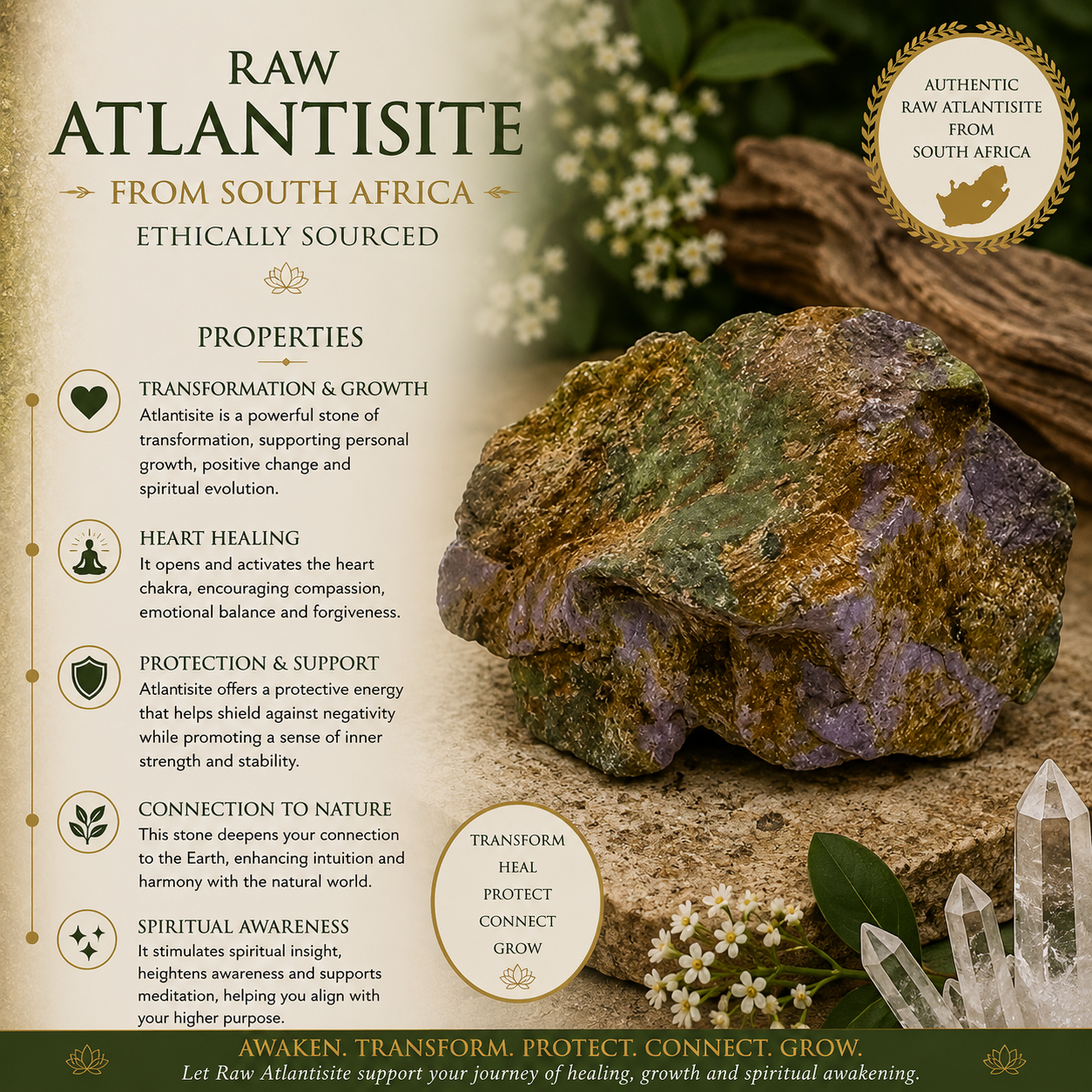 Raw Atlantisite - SOUTH AFRICA