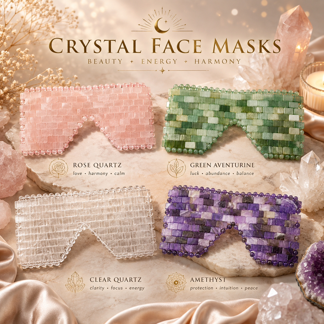 Crystal Face Masks