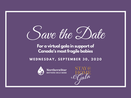 Save the Date for our Virtual Stay at Home Gala