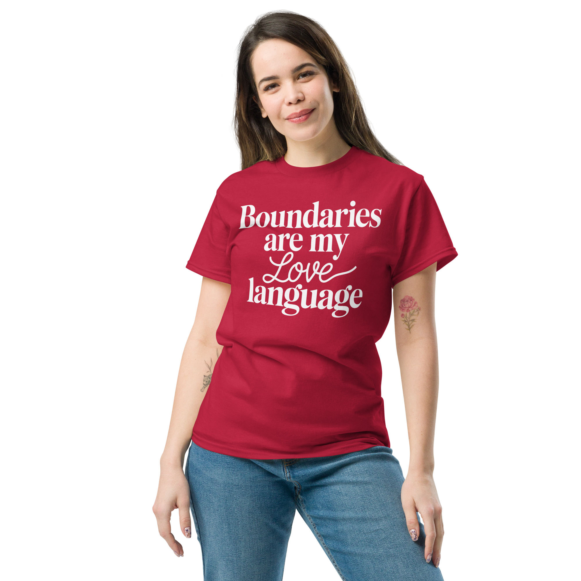Boundaries Are My Love Language T-Shirt – Soft No, Strong Yes