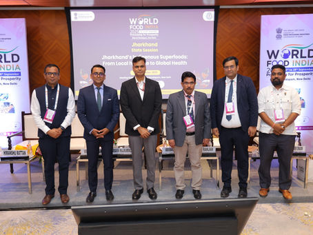 वर्ल्ड फूड इंडिया 2025: भौगोलिक विविधता से भरपूर झारखंड में सुपरफूड की असीम संभावनाएं : अरवा राजकमल