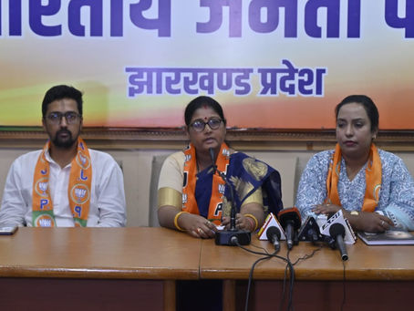 भाजपा महिला मोर्चा का बड़ा आरोप- कल्पना सोरेन को छोड़, राज्य की कोई भी महिला सुरक्षित नहीं