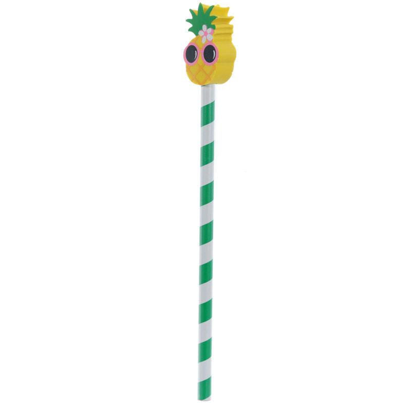 Thumbnail: Cute Tropical Design Pencil and Eraser Set