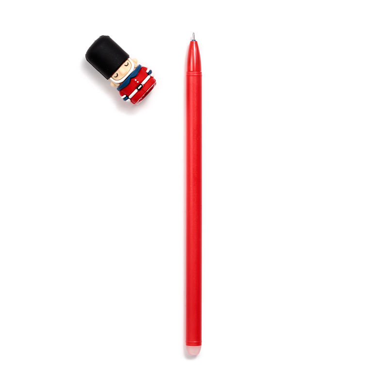 Thumbnail: Erasable Pen with PVC Topper - London Guardsman