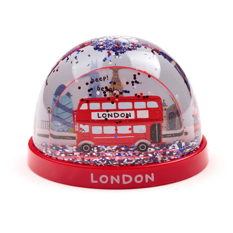 Thumbnail: Collectable Snow Storm (Medium) - London Souvenir London Bus