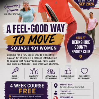 Try for FREE! Women's squash at BCSC