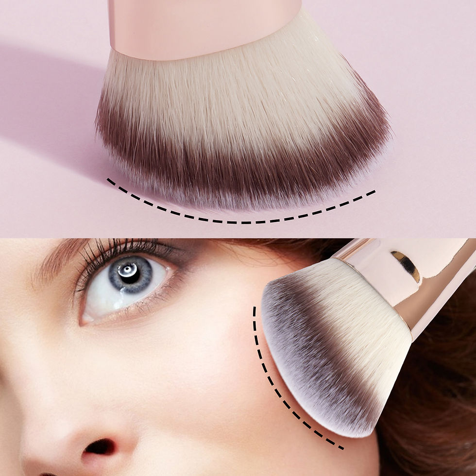Thumbnail: MAANGE 4pcs Basic Makeup Brushes Set With Box Dual-ended Foundations Powder Blus
