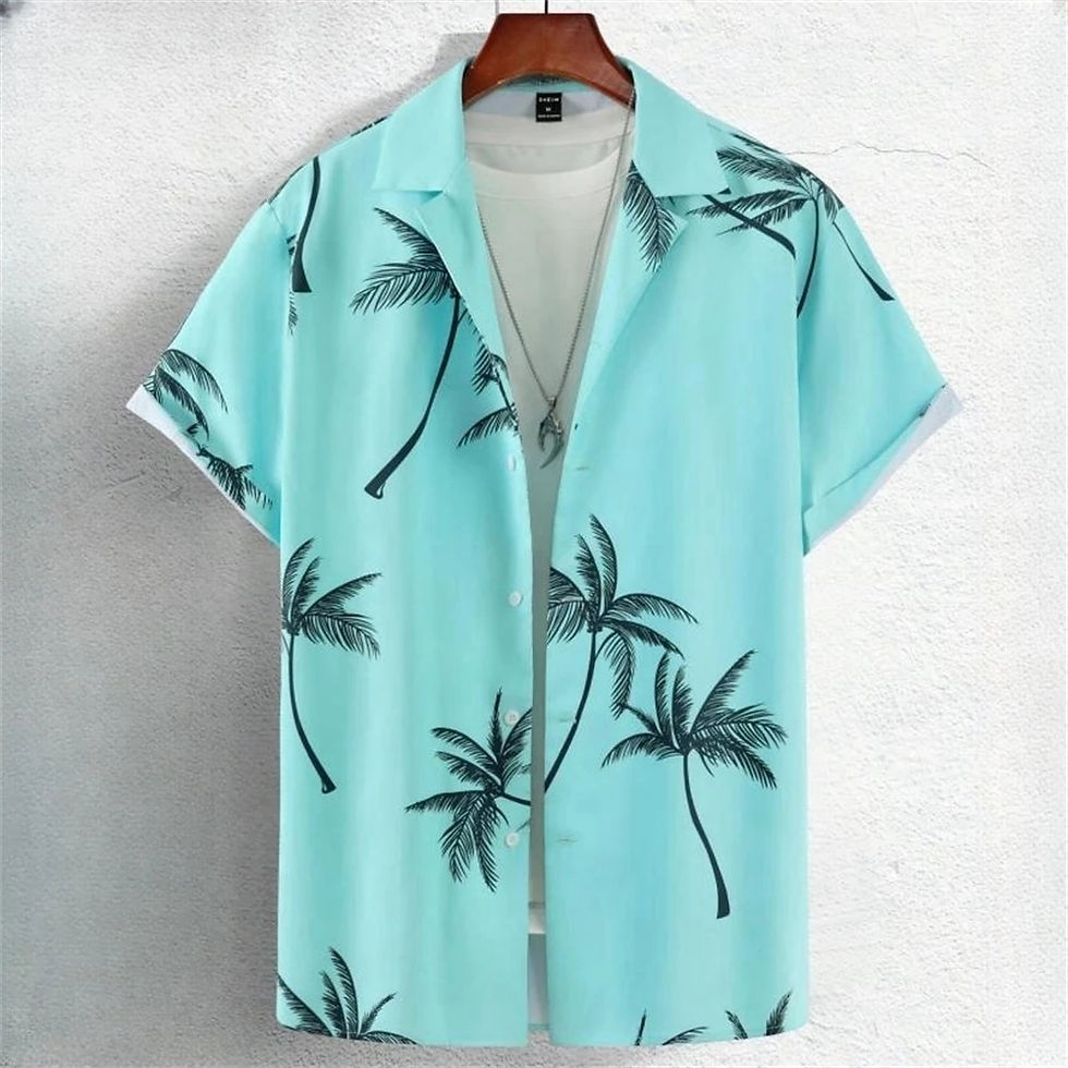 Thumbnail: Hawaiian Style short-sleeved Shirt
