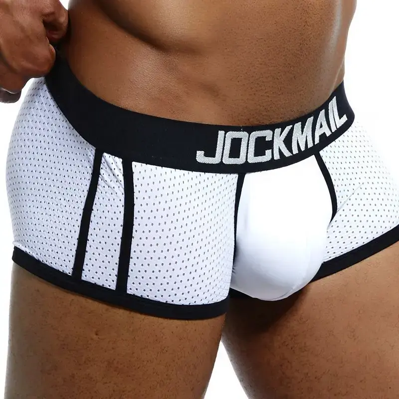 Thumbnail: JOCKMAIL Brand Underwear Boxer Men Breathable Mesh Men's Boxers Male Underpants 
