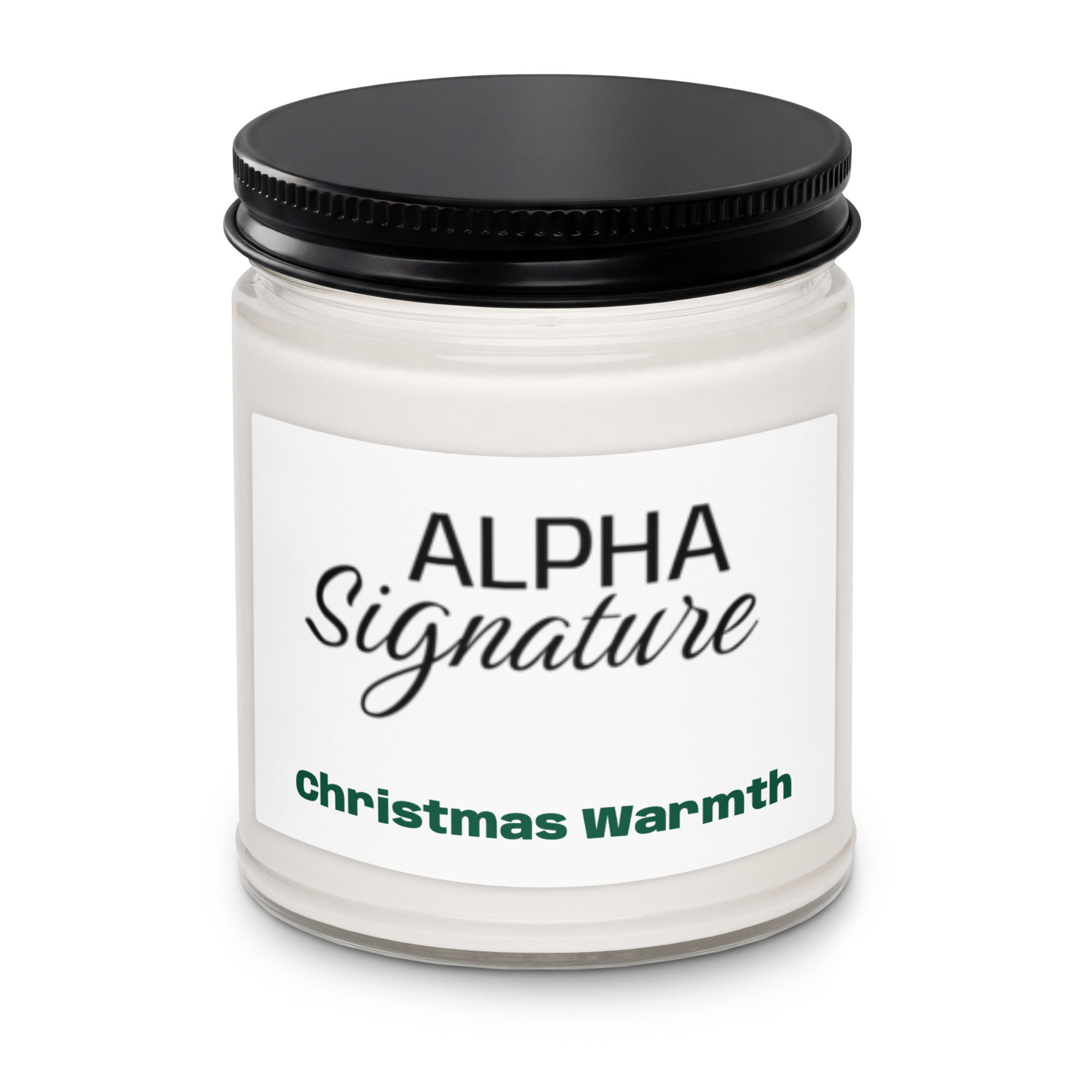 Christmas Warmth Scented soy candle
