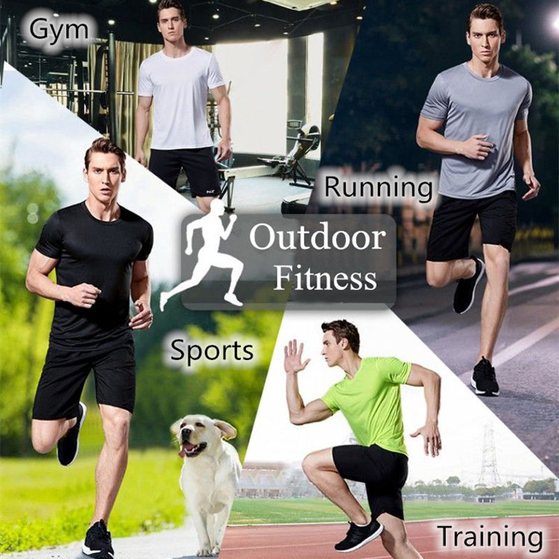 Thumbnail: Men's Quick Dry Short Sleeve Moisture Wicking T-Shirt