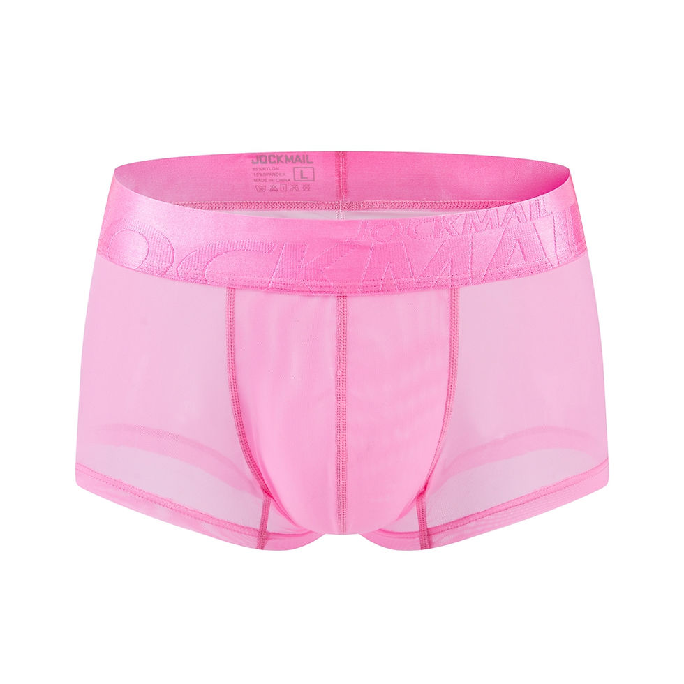Thumbnail: JOCKMAIL  Sexy Men Underwear Boxer Breathable Mesh Boxershorts Men Male Underpan