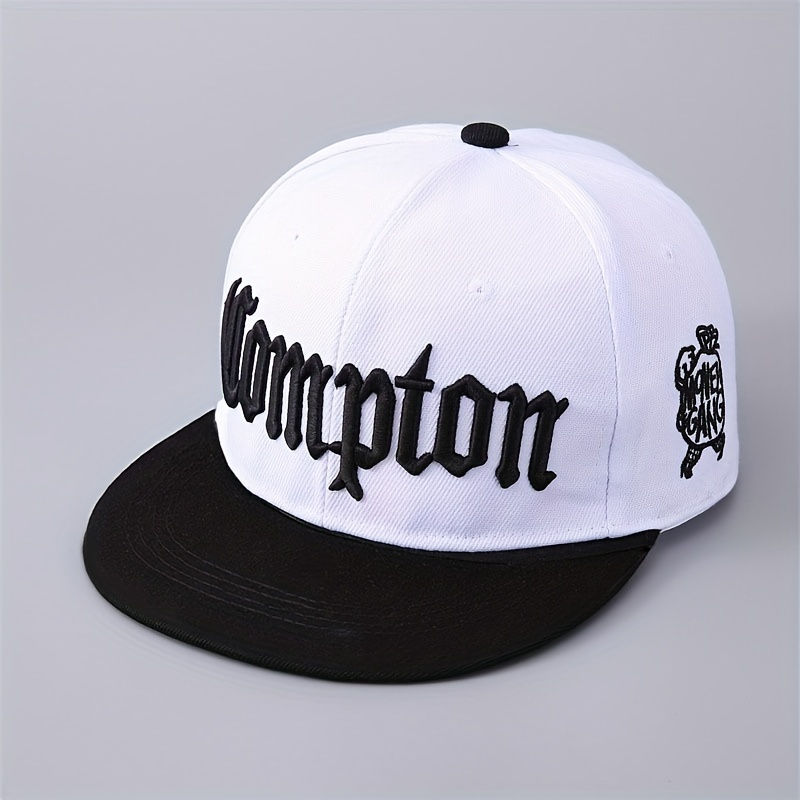 Thumbnail: Unisex Flat Brim Hip-hop Baseball Cap, Letter Embroidery Baseball Hat, Outdoor P