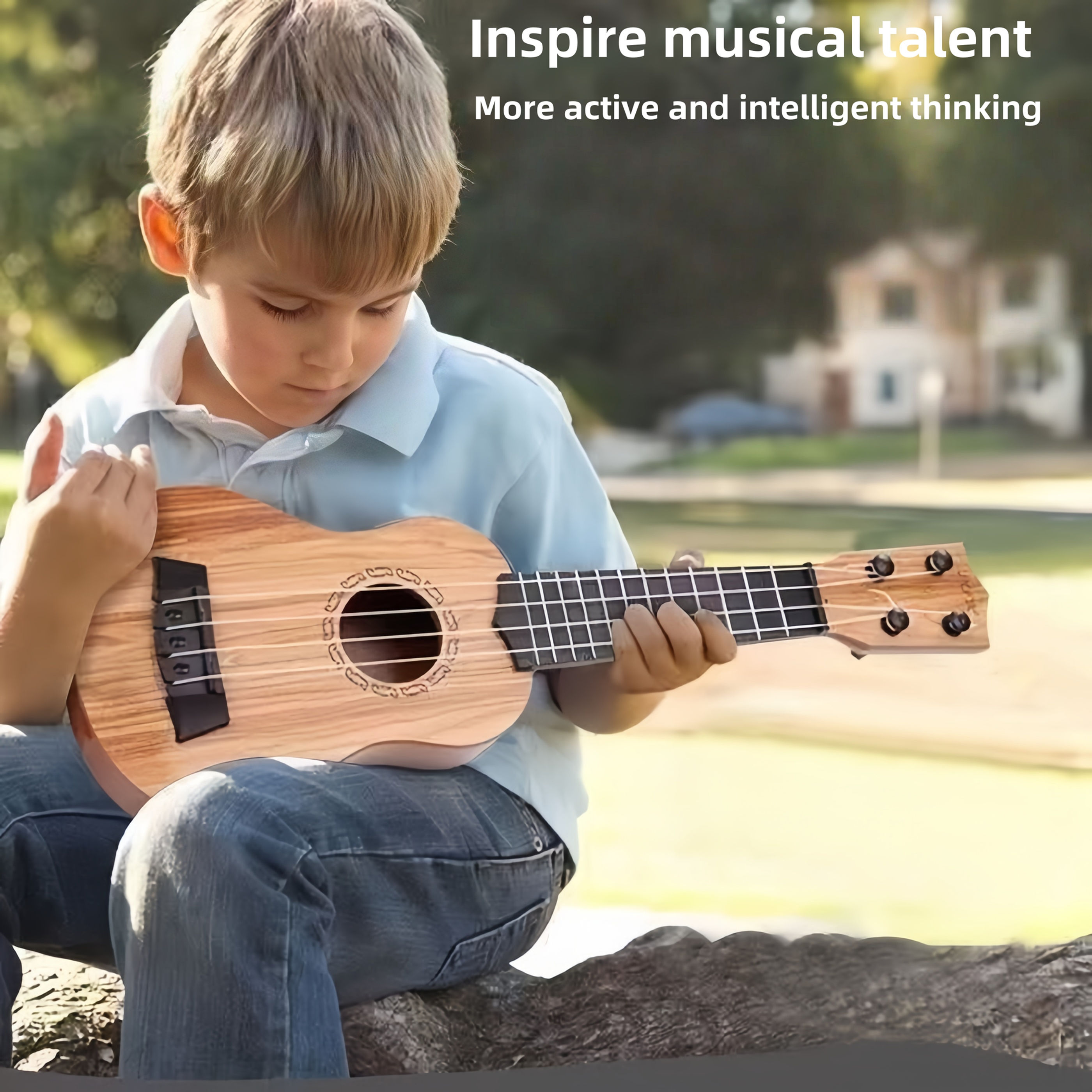 Children's toy guitar and string instrument toys, ukulele toys puzzle educationa