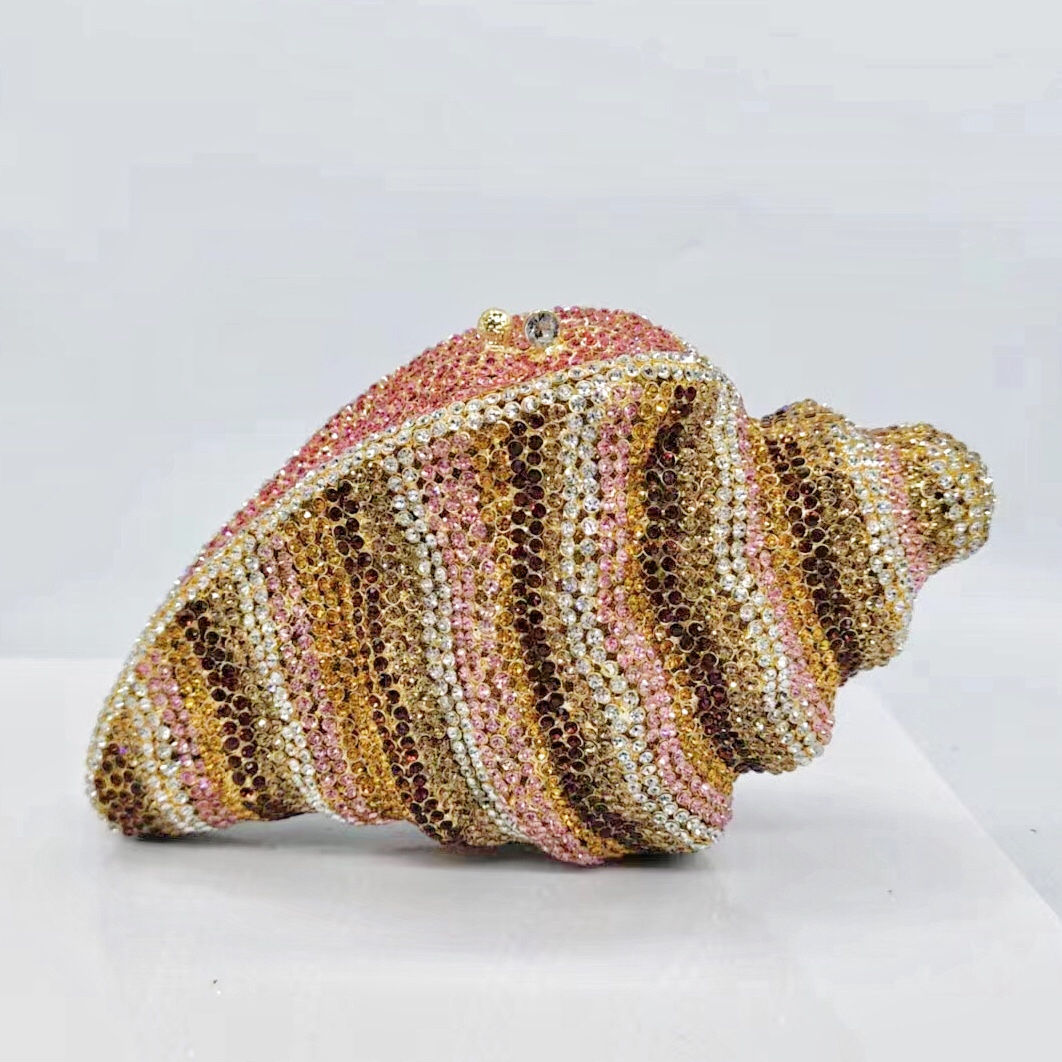 Rhinestone Conch Bag