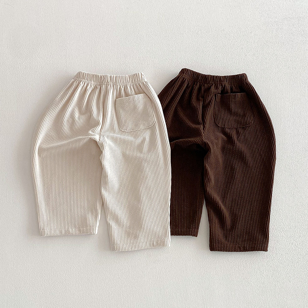 Thumbnail: Kids Corduroy Pants for Boys or Girls 
