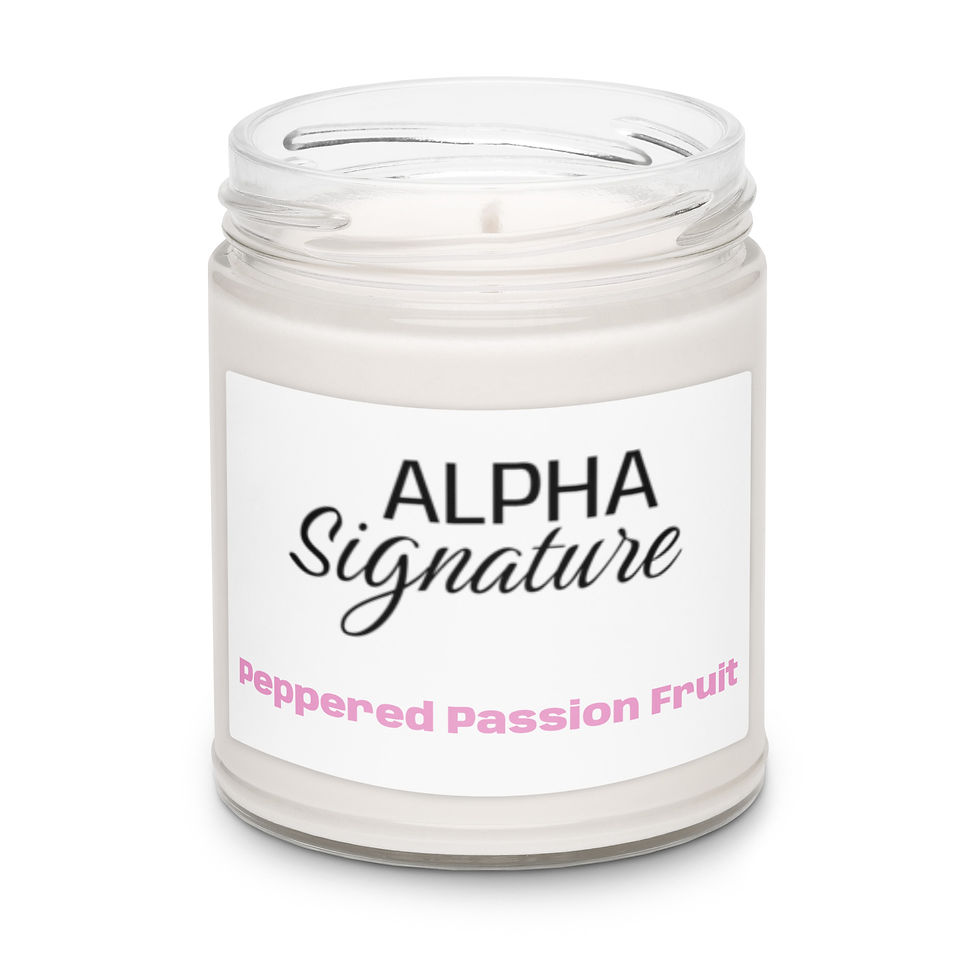 Thumbnail: Peppered Passion fruit Scented soy candle