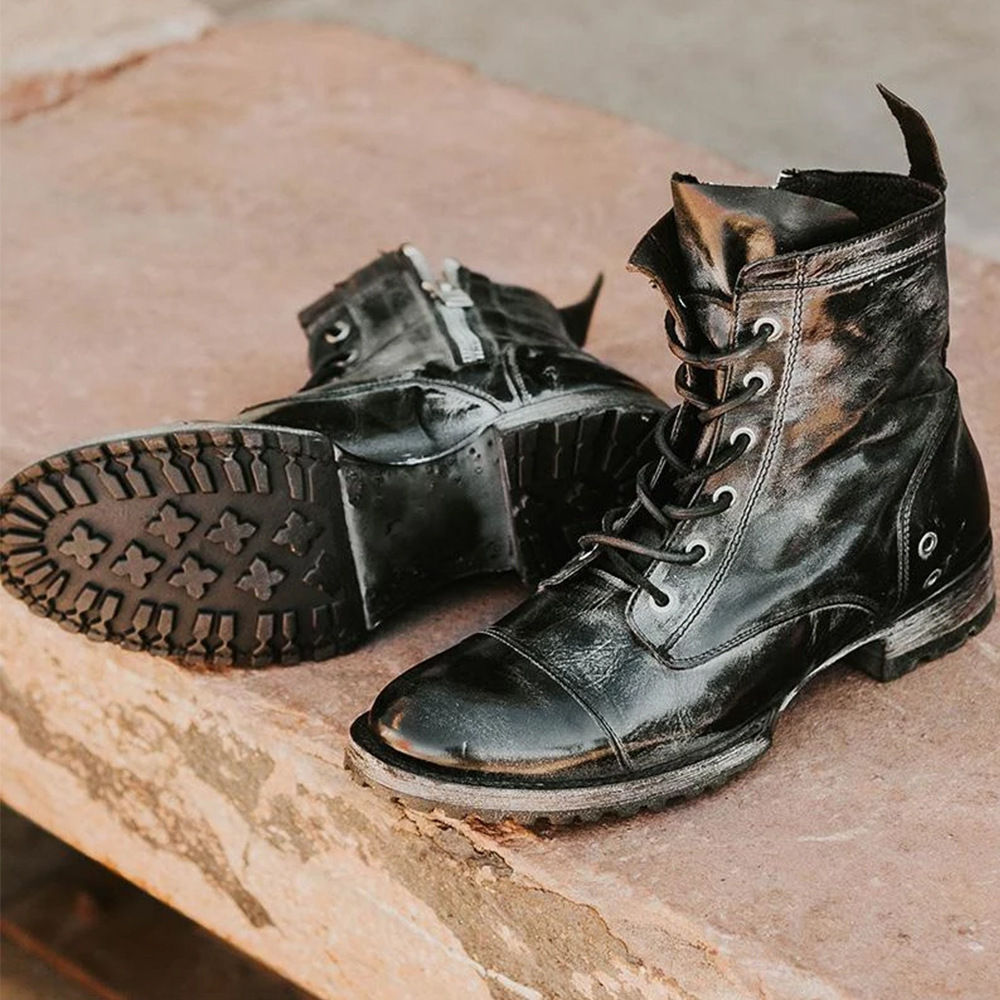 Men's Lace-Up Ankle Boots