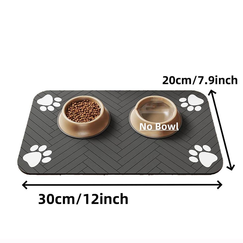 Thumbnail: Absorbent Pet Placemat for Food and Water Bowl