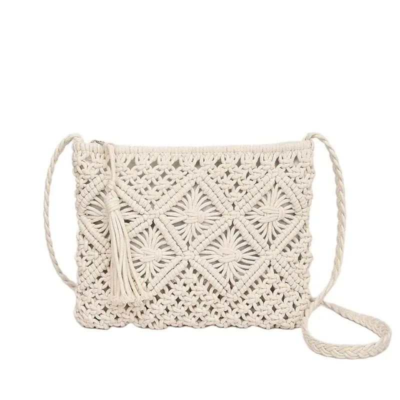 Thumbnail: Knitted Bag for Spring or Summer Single Shoulder Crossbody Bag