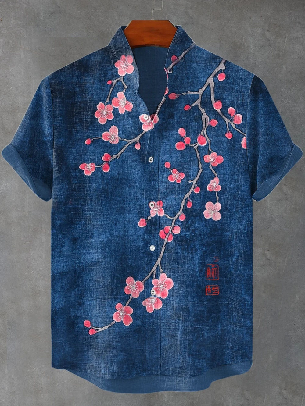short sleeved linen shirt