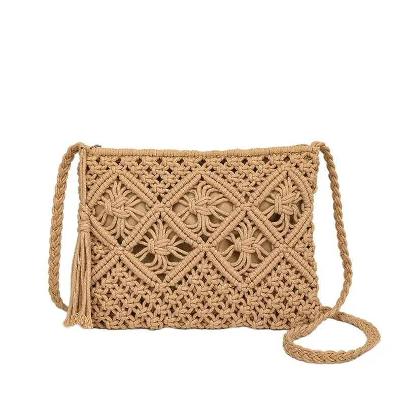 Thumbnail: Knitted Bag for Spring or Summer Single Shoulder Crossbody Bag